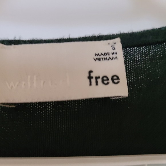 Wilfred free dark green long sleeved cocktail dress - Picture 5 of 6